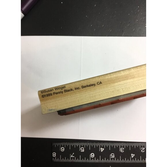 Penny Black Inc.Let It Snow Snowman Family Rubber Stamp By Susan Winget 1999 - Picture 4 of 4